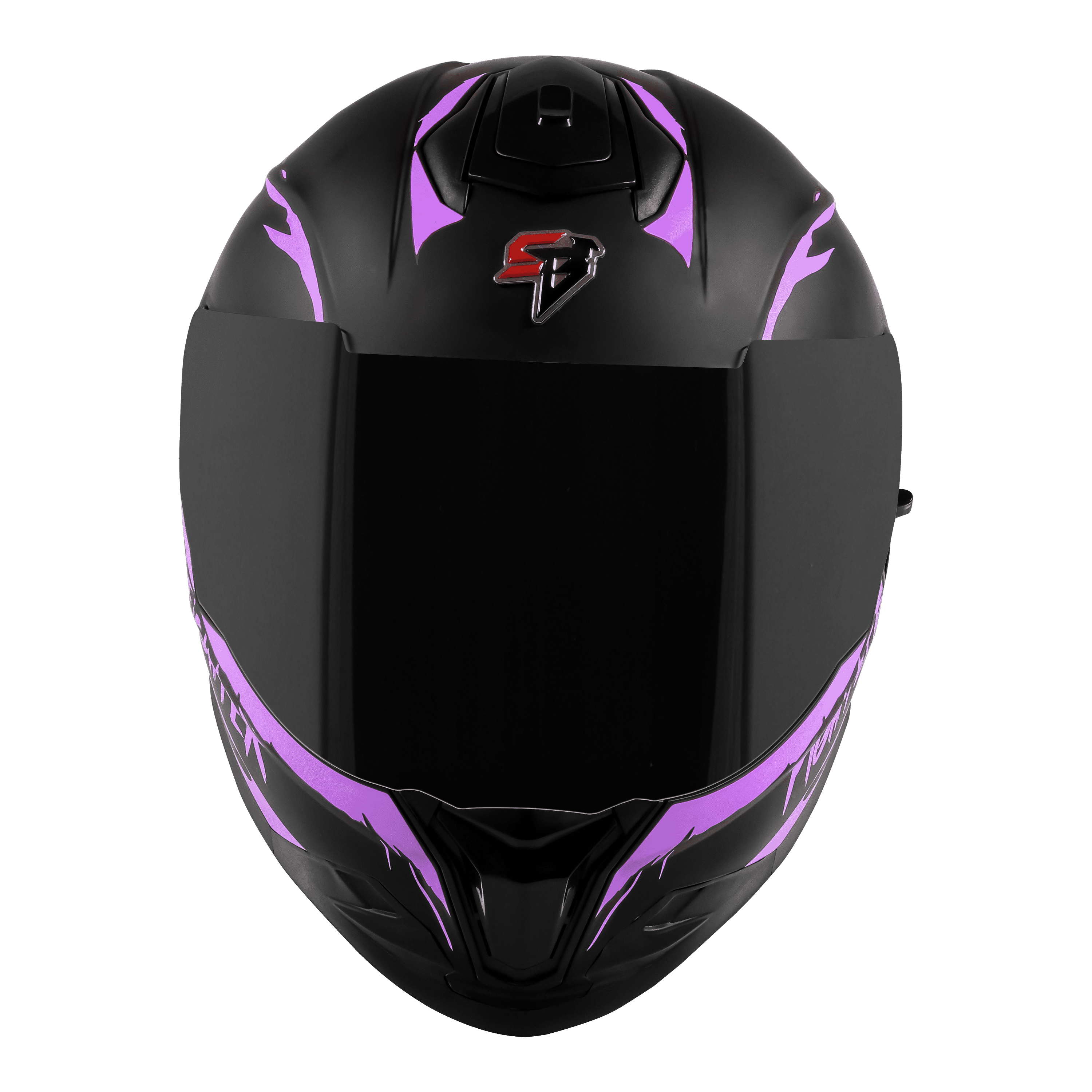 SBH-57 ISS SILVER FIGHTER F2 GLOSSY BLACK WITH PURPLE